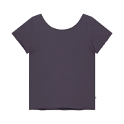 COYSEIO 038 Loose Off-Shoulder T-Shirt Purple