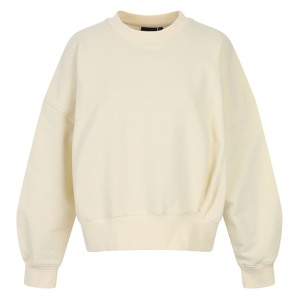 하이드로겐 여성 본즈 크롭 맨투맨 아이보리(HYDROGEN Women's Bone-z Cropped Sweatshirt Ivory)