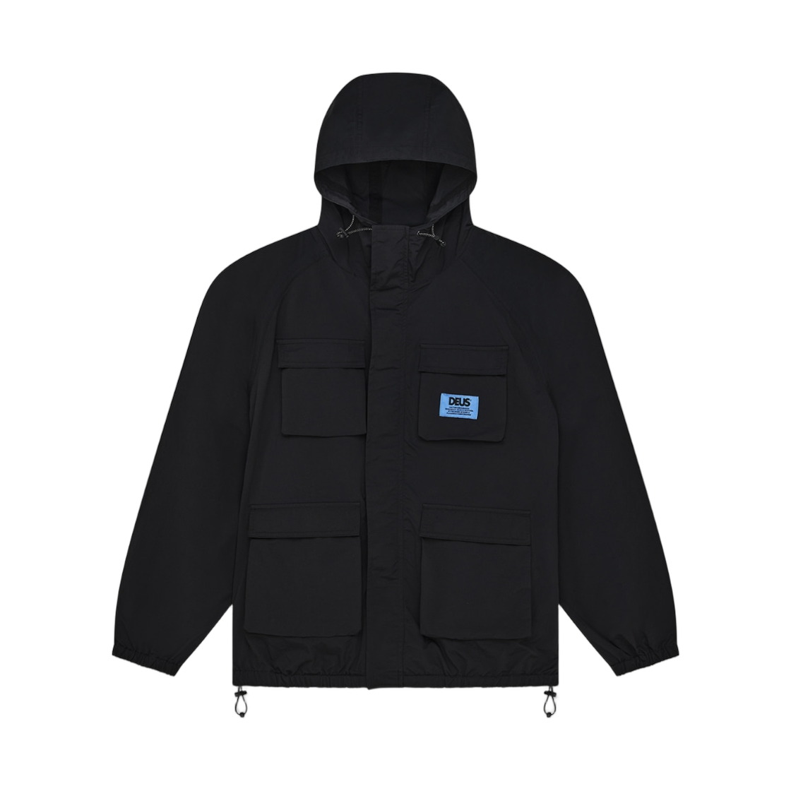 데우스 엑스 마키나 다우니 워터프루프 아노락 블랙(Deus Ex Machina Dawny Waterproof Anorak Black)