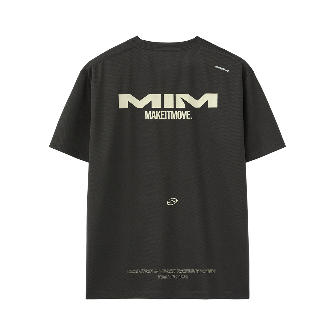 엠아이엠 볼드 폰트 티셔츠 차콜 그레이(MIM Bold Font T-shirt Charcoal Grey)