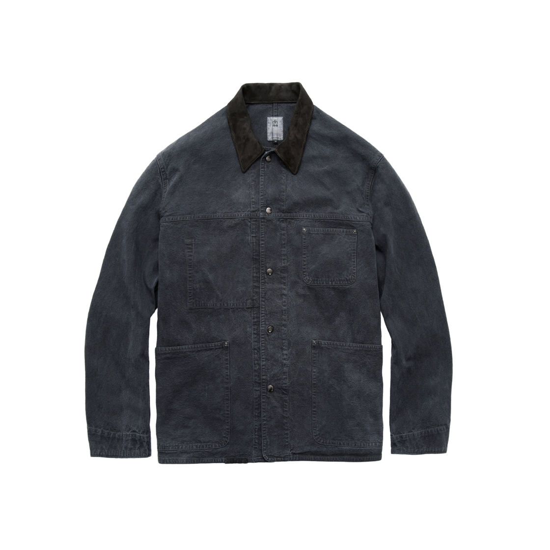 PL6PJK3341HC Polyteru Aged Balloon Coverall Washed Blue