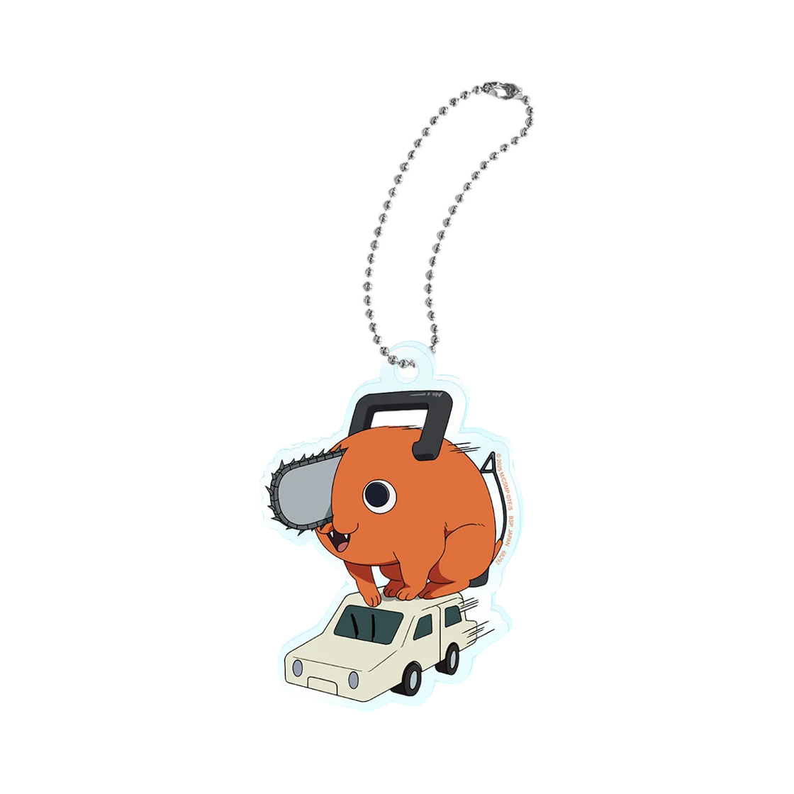 반다이 제일복권 쵸코토 무비 체인소 맨 레제 편 C상 포치타 아크릴 참 키링 B 버전(Bandai Ichiban Kuji Chokotto Movie Chainsaw Man Reze Arc C Prize Pochita Acrylic Charm Keyring B Ver.)