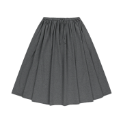 COYSEIO 038 Banding Long Skirt Charcoal