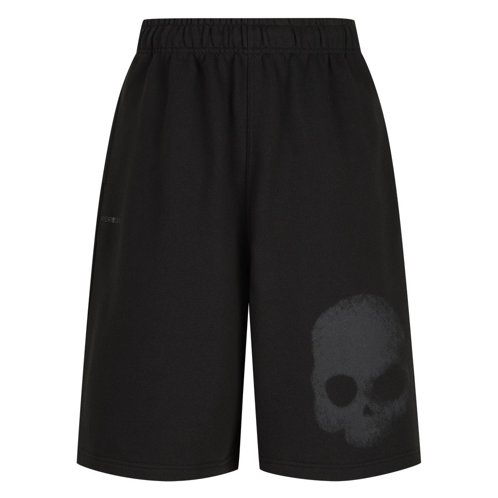 하이드로겐 남성 쭈리 버뮤다 팬츠 블랙(HYDROGEN Men's Terry Bermuda shorts Black) - 1