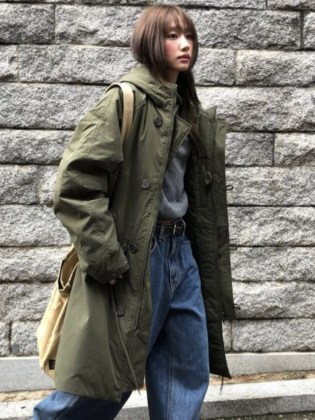 Tretorn Thinsulate Fishtail Hoodie Parka Olive, Freak's Store Faded M-65 Liner Set Faded Olive 착용 스타일 - 2
