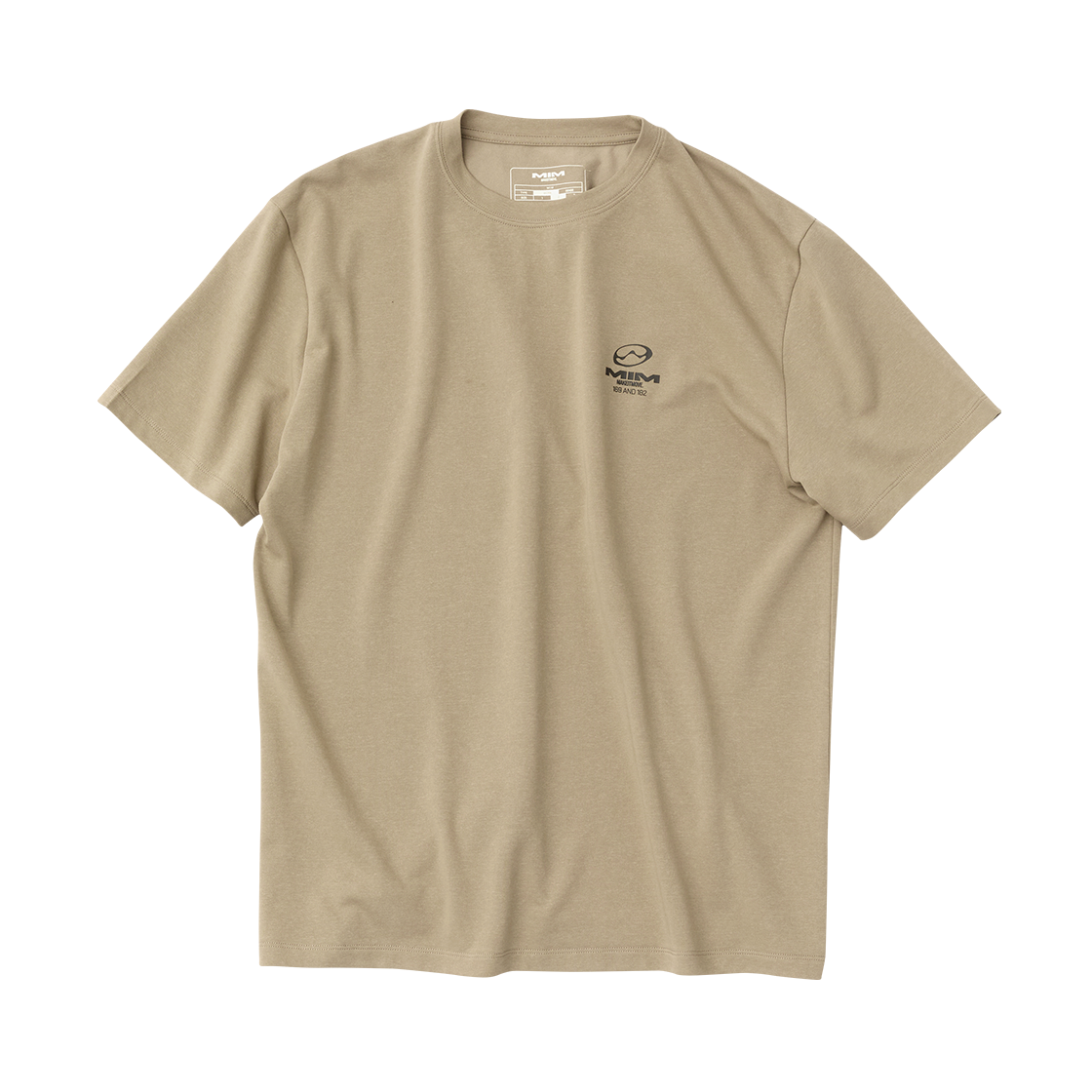 엠아이엠 비피엠 로고 티셔츠 베이지(MIM Bpm Logo T-shirt Beige)