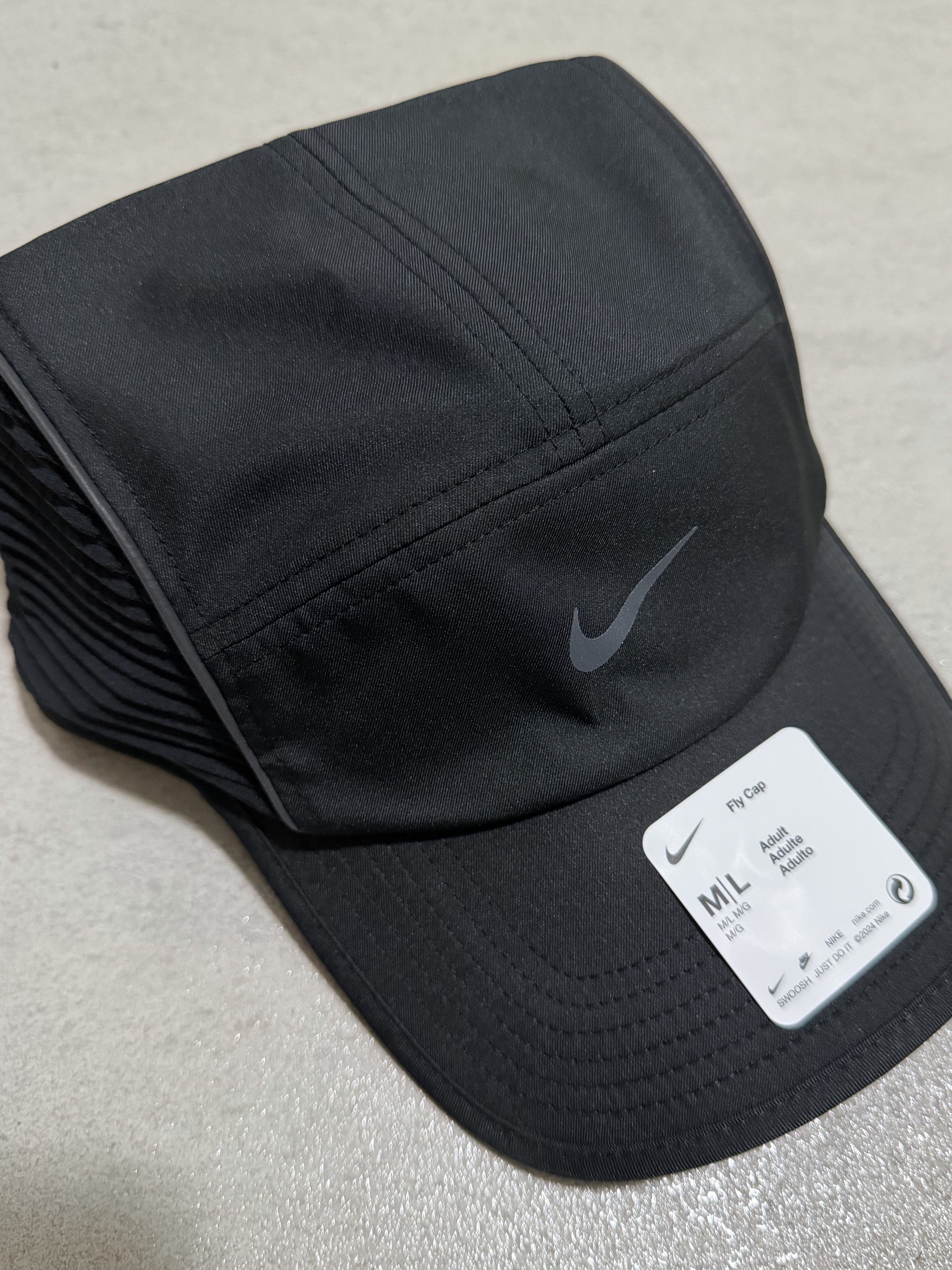 Nike Dri-Fit ADV Fly Unstructured AeroBill AeroAdapt Cap Black 착용 스타일