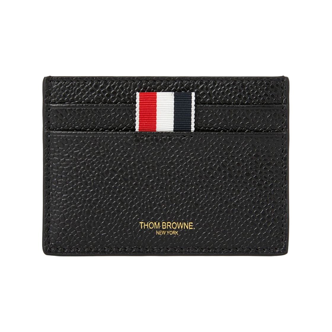 UAW080A-00198-001 Thom Browne Single Card Holder Black