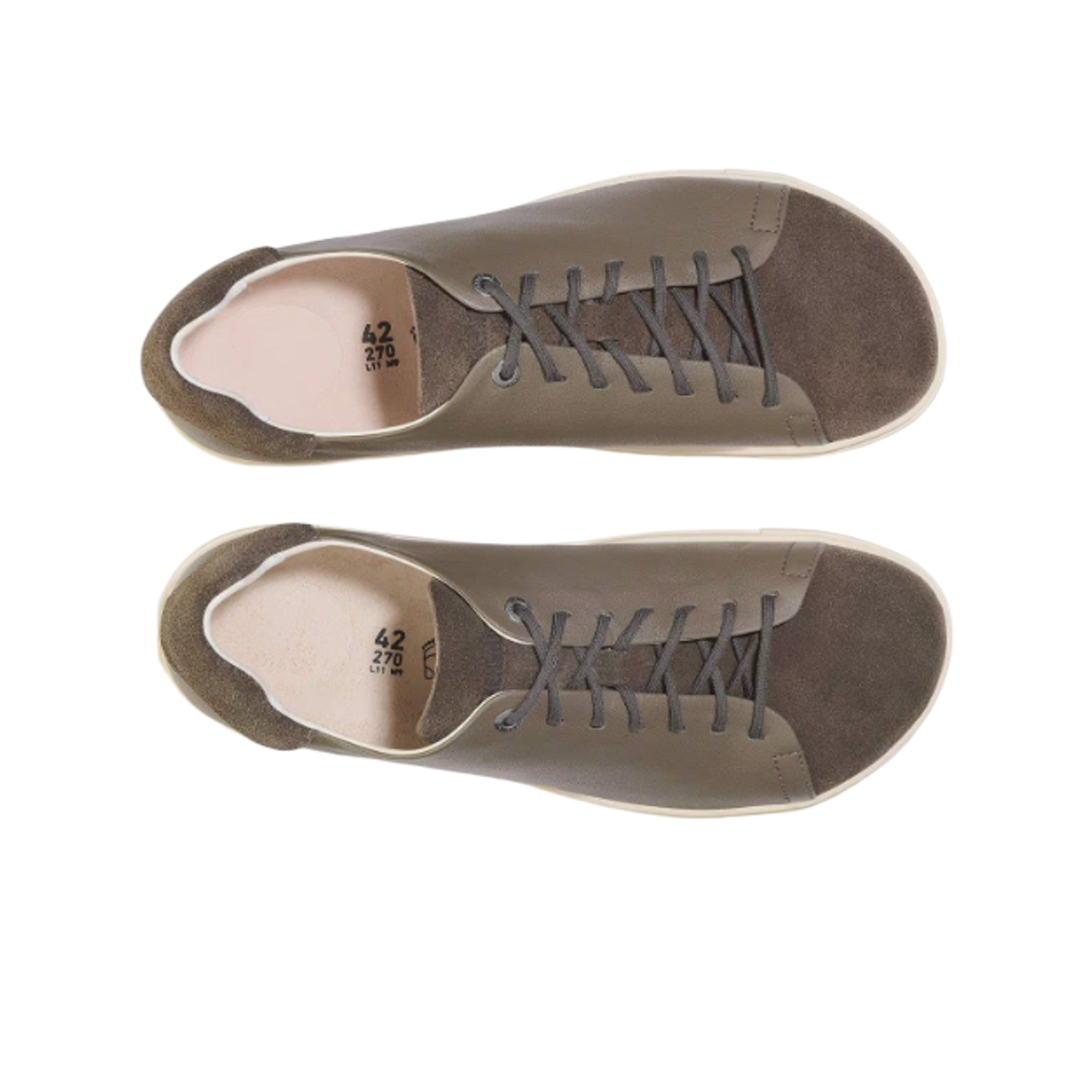 버켄스탁 벤드 로우 디콘 믹스드 레더 콘크리트 그레이 - 레귤러(Birkenstock Bend Low Decon Mixed Leather Concrete Gray - Regular) - 2