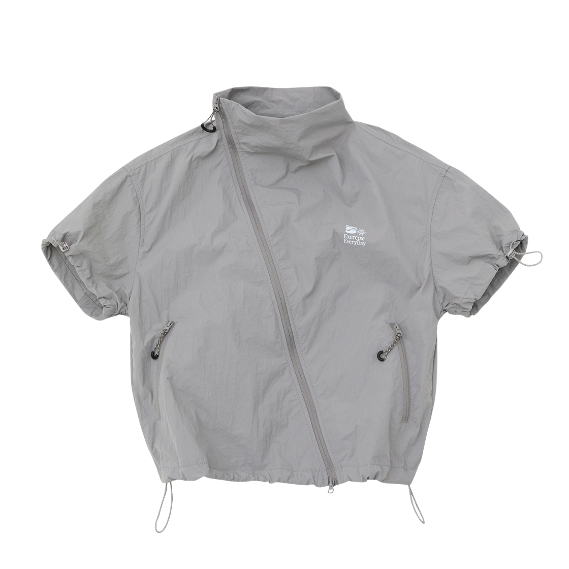 엠아이엠 애심 지퍼 자켓 그레이(MIM Asym Zip Jacket Grey)