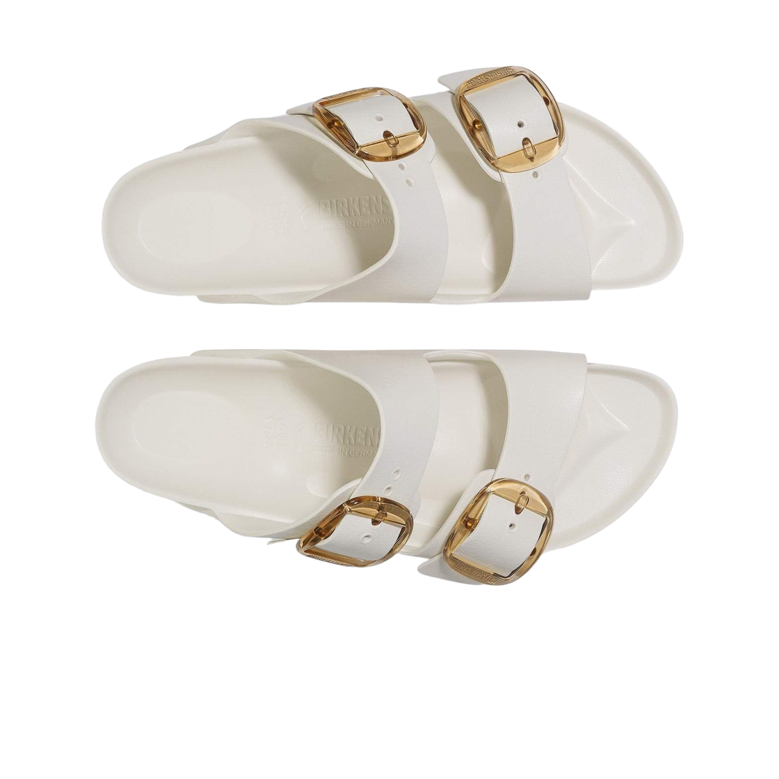 (W) 버켄스탁 아리조나 빅 버클 에그쉘 - 내로우((W) Birkenstock Arizona Big Buckle Eggshell - Narrow) - 2
