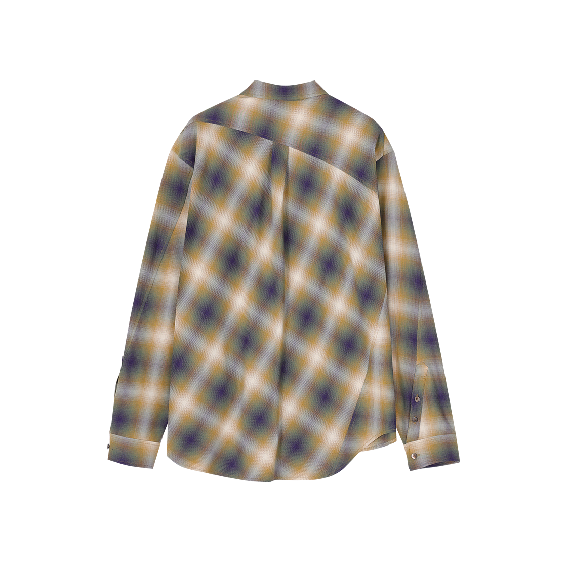 송지오 컬렉션 바이어스캐스트 체크 셔츠 옐로우(SONGZIO COLLECTION Biascast Check Shirt Yellow) - 2