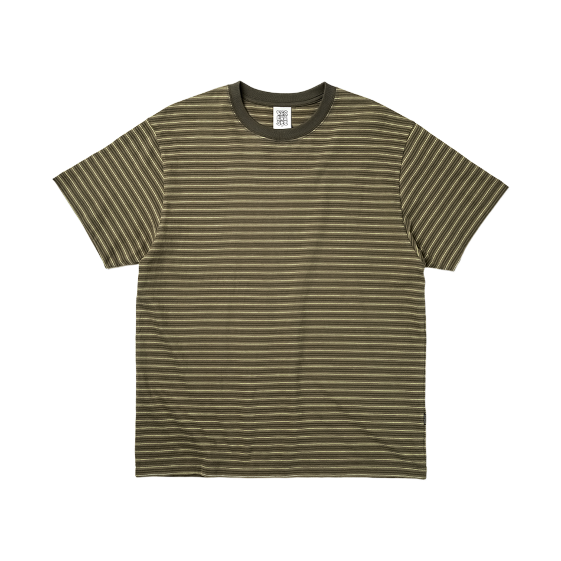 [더블적립]예스아이씨 예스 씬 스트라이프 티 카키