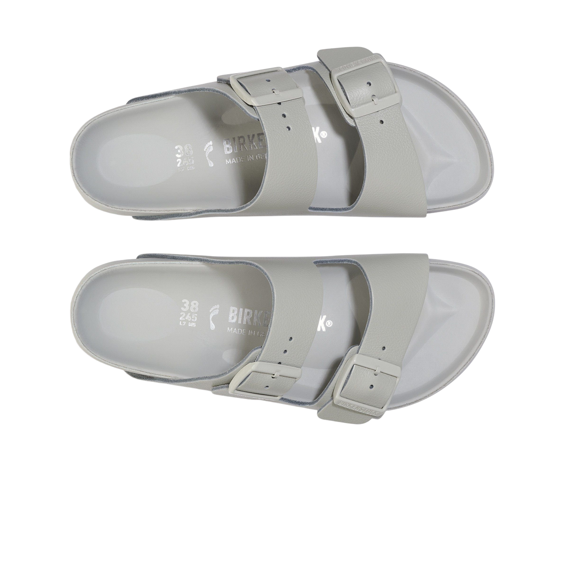버켄스탁 아리조나 레더 미네랄 그레이 - 레귤러(Birkenstock Arizona Leather Mineral Gray - Regular) - 2