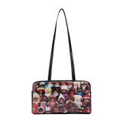 [예약 배송] JOSEPH&STACEY JAS Box Bag Team Monchhichi Black