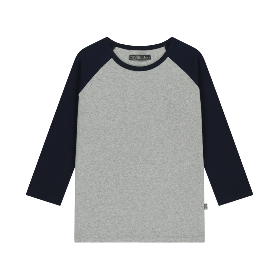 CY26FSTOLS306 COYSEIO 038 Color Mixed Raglan Capri Long Sleeve Melange Grey