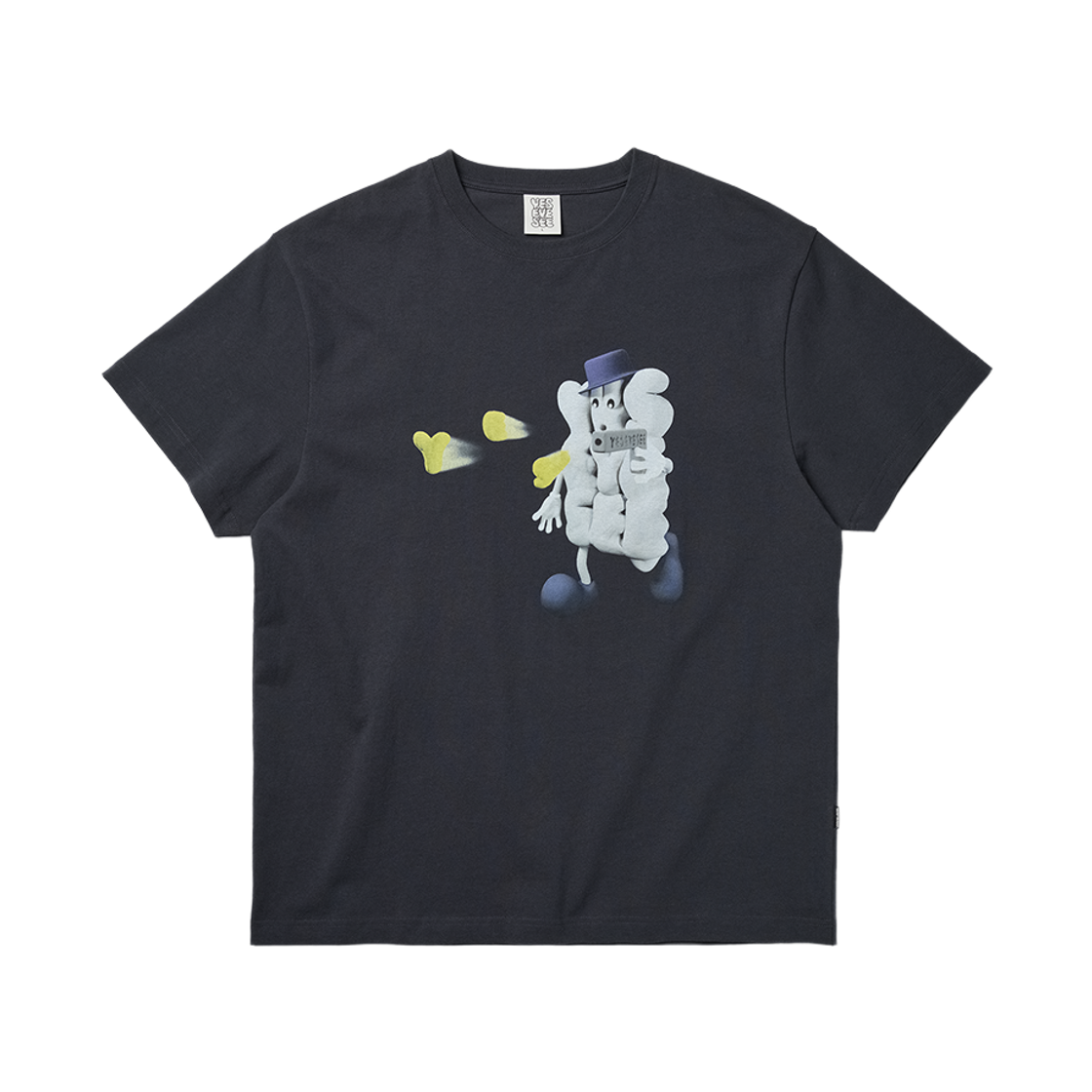 [더블적립]예스아이씨 예스 슈팅 티 차콜([더블적립]YESEYESEE Y.E.S Shooting Tee Charcoal)