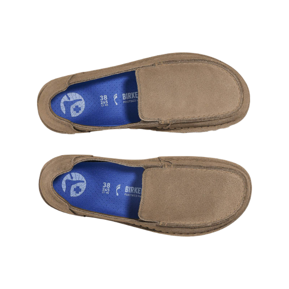 버켄스탁 우티 슬립온 스웨이드 레더 그레이 토프 - 레귤러(Birkenstock Utti Slip-On Suede Leather Gray Taupe - Regular) - 2