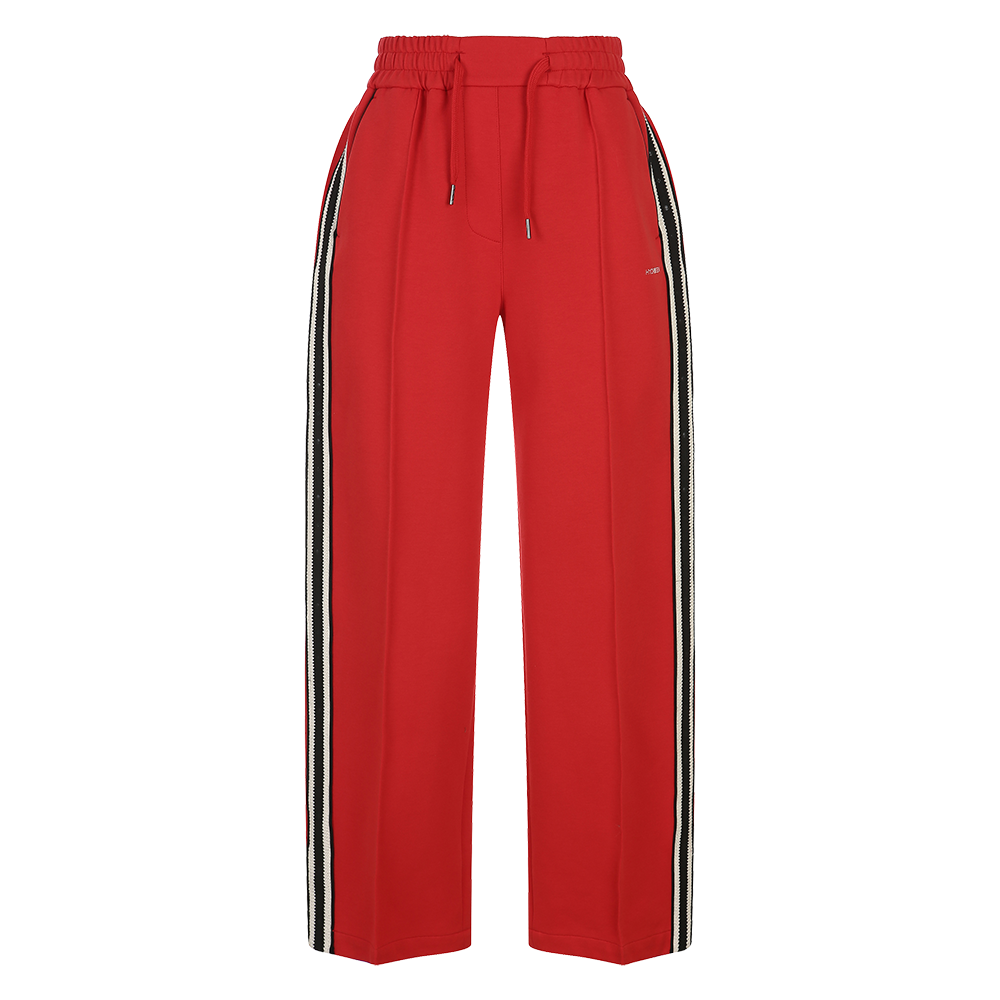 하이드로겐 여성 테이프 배색 트랙팬츠 레드(HYDROGEN Women’s Taped Color-Block Track Pants Red) - 1