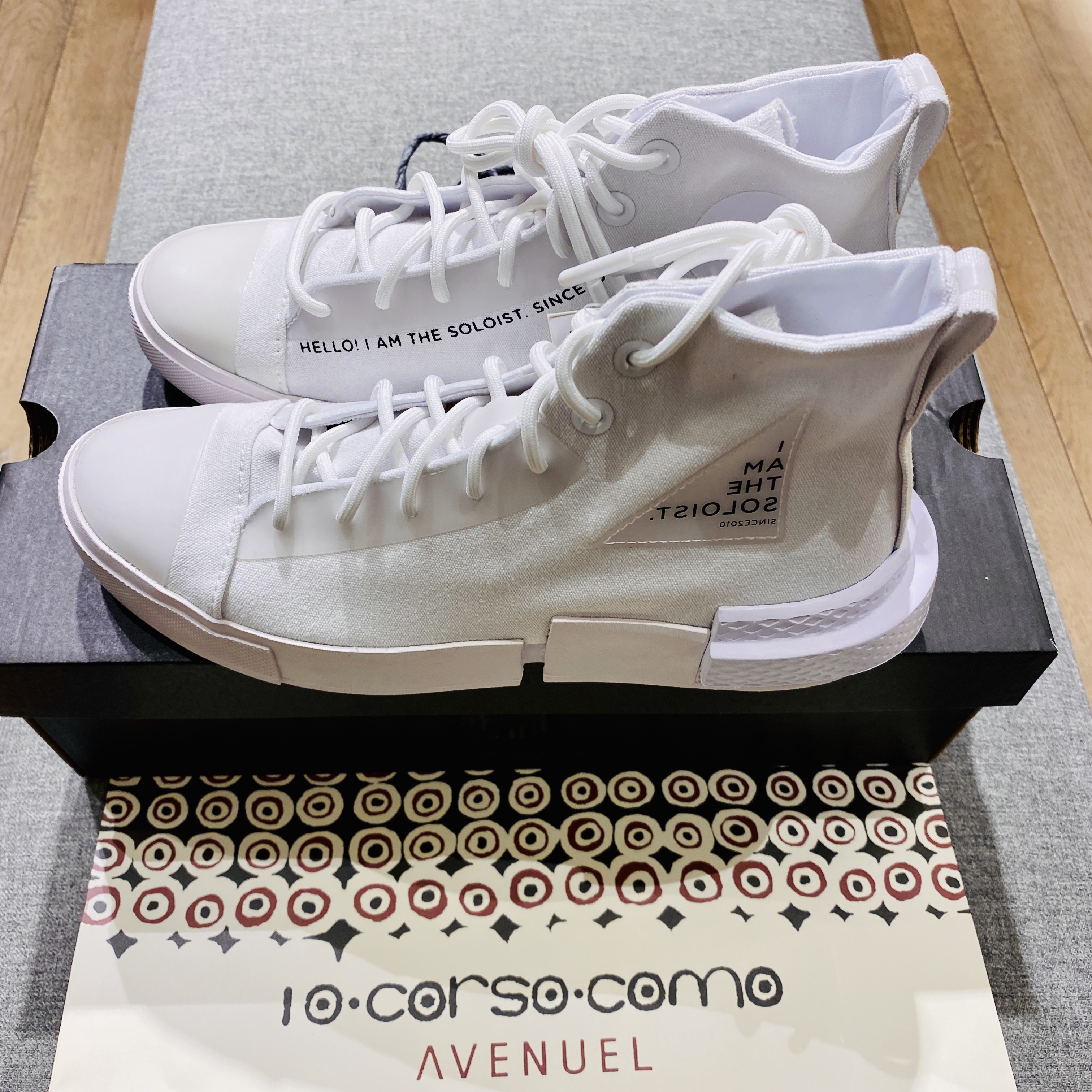 Converse x Takahiromiyashita The Soloist All Star Disrupt CX Hi White 착용 스타일 - 2