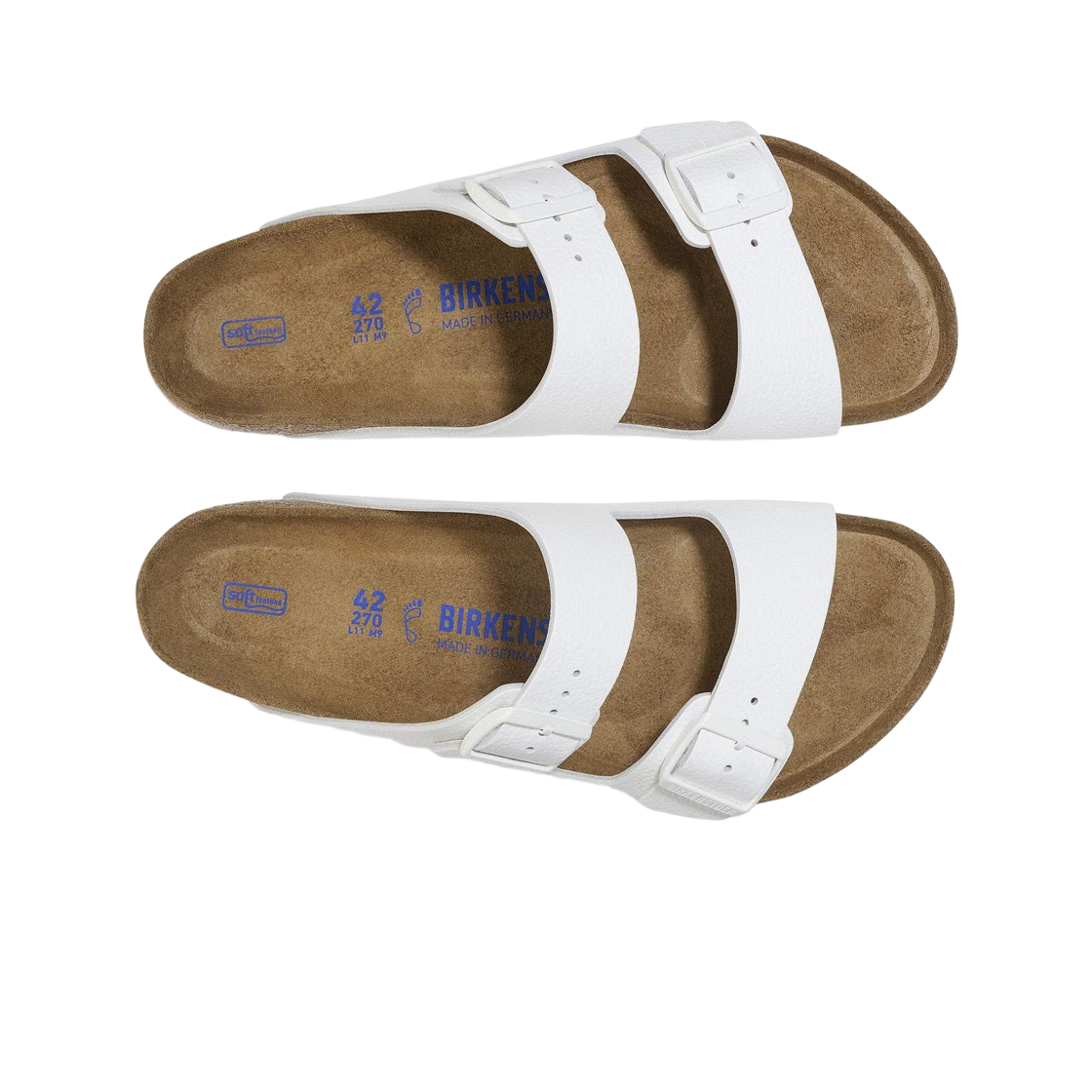 버켄스탁 아리조나 화이트 - 내로우(Birkenstock Arizona White - Narrow) - 2