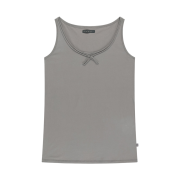COYSEIO 038 Raw Edge Sleeveless Grey