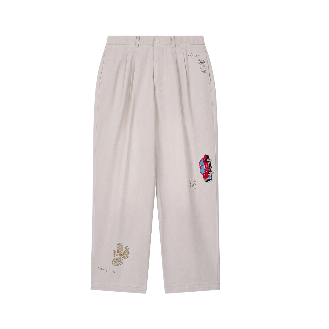 홍우성 필드 엑스퍼디션 치노 트라우저 아이보리(Hongwoosung Field Expedition Chino Trousers Ivory)