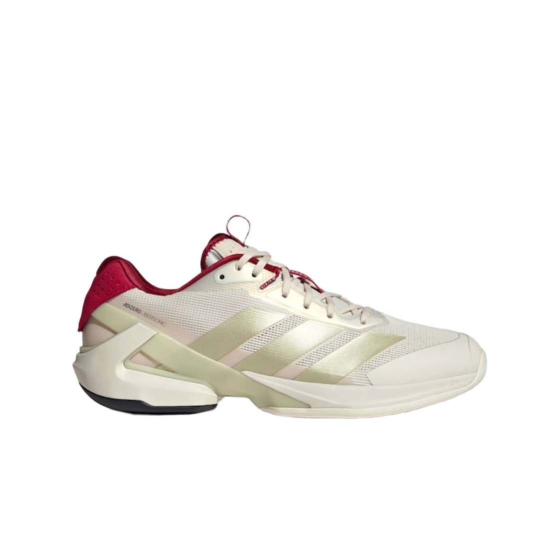 JS2562 Adidas Adizero Ubersonic 5 Chalk White Ice Gold Met