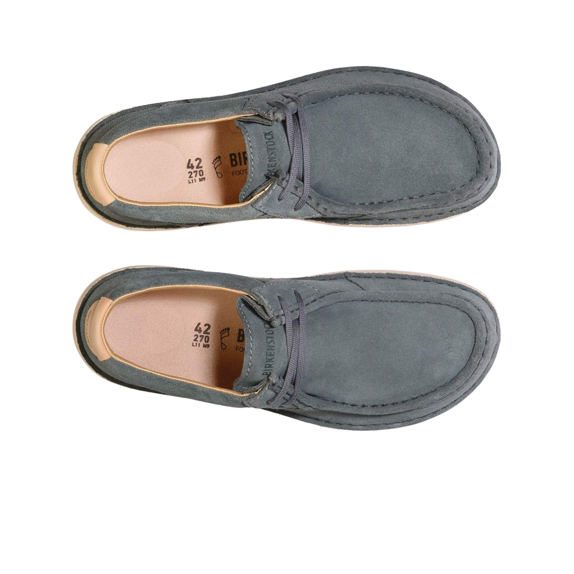 버켄스탁 패서디나 스웨이드 레더 바살트 그레이 - 내로우(Birkenstock Pasadena Suede Leather Basalt Gray - Narrow) - 2