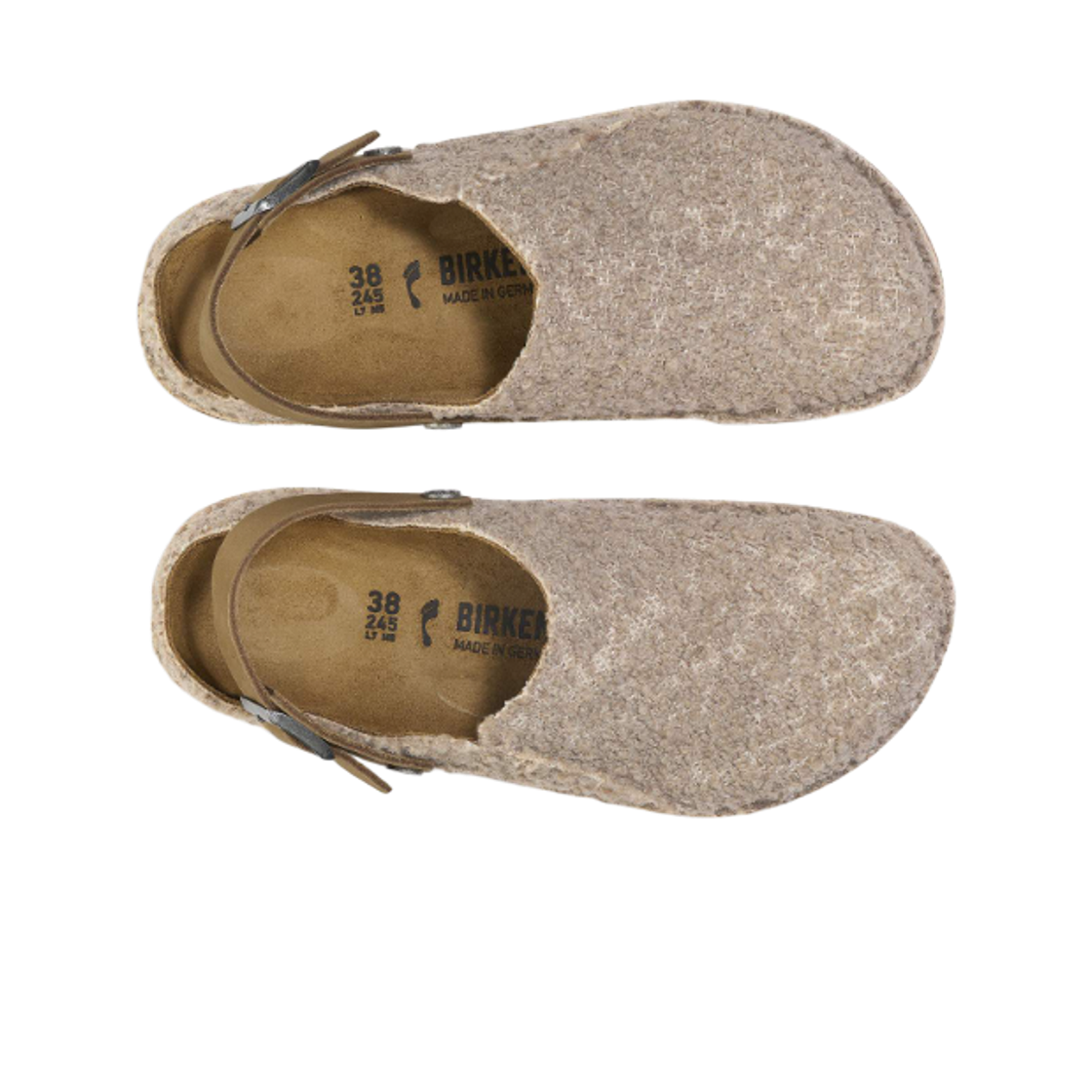 버켄스탁 루트리 프리미엄 텍스타일 그레이 토프 - 내로우(Birkenstock Lutry Premium Textile Grey Taupe - Narrow) - 2