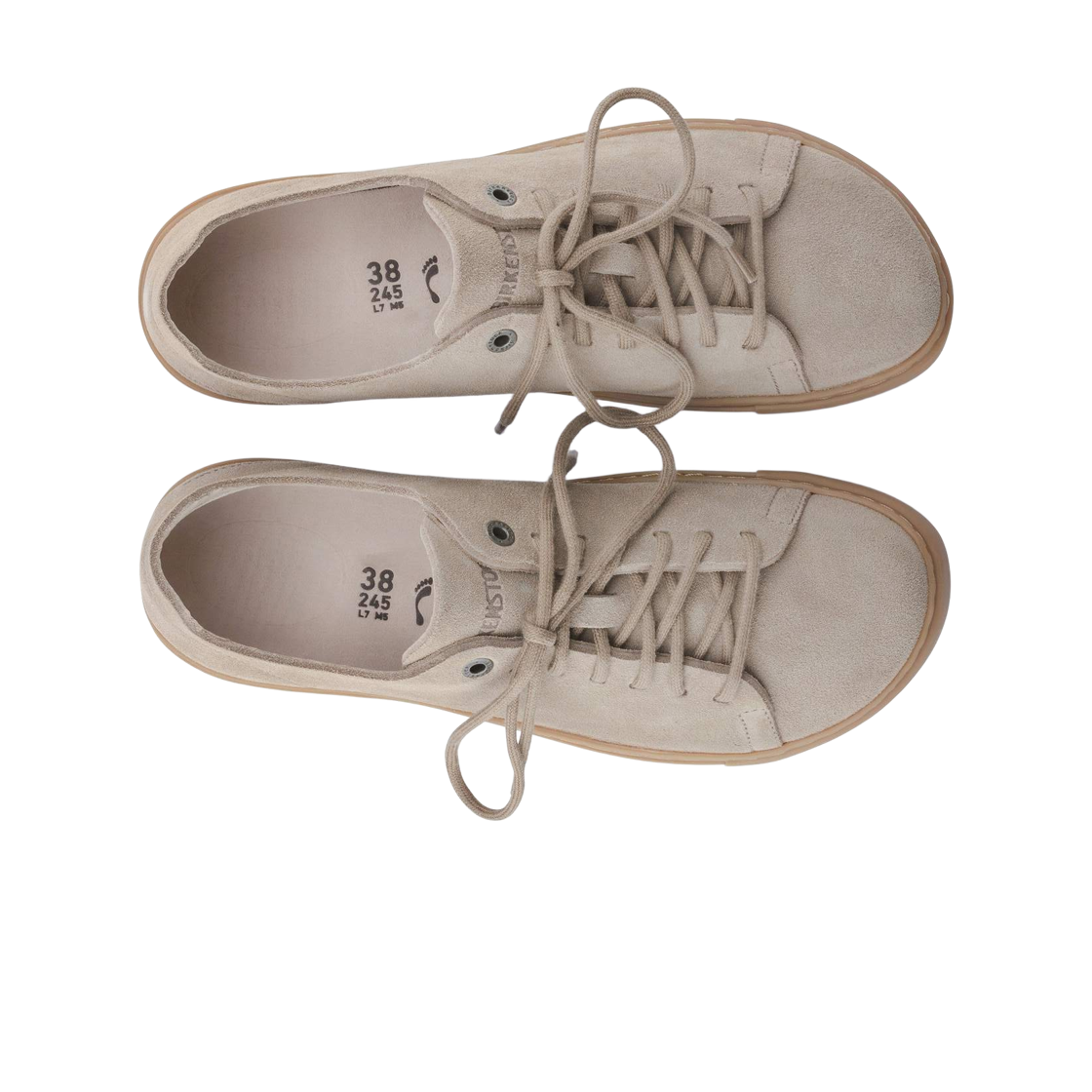 버켄스탁 벤드 로우 내츄럴 레더 누벅 그레이 토프 - 레귤러(Birkenstock Bend Low Natural Leather Nubuck Grey Taupe - Regular) - 2