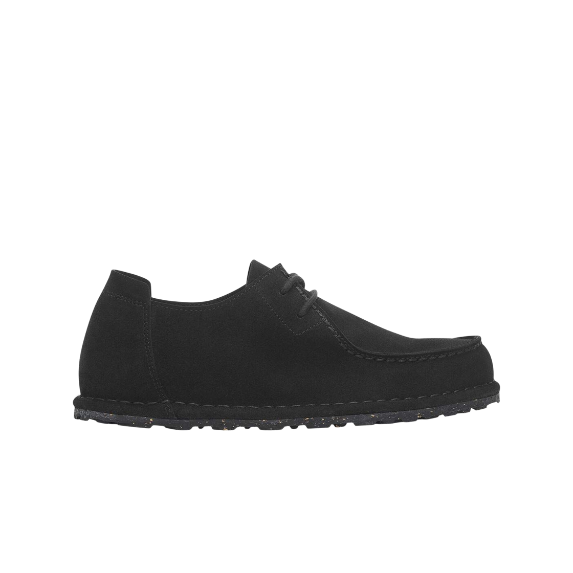 1028597 Birkenstock Utti Lace Suede Leather Black - Regular