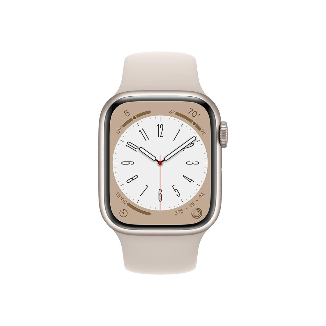 [A등급] 리퍼비시 애플워치 8 41mm GPS 스타라이트 알루미늄 케이스 스포츠 밴드 스타라이트([A등급] Refurbished Apple Watch Series 8 41mm GPS Starlight Aluminium Case with Sport Band Starlight)