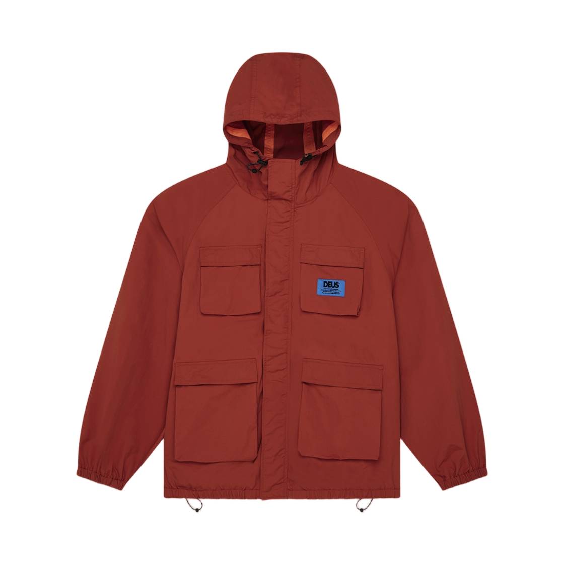 데우스 엑스 마키나 다우니 워터프루프 아노락 레드(Deus Ex Machina Dawny Waterproof Anorak Red)
