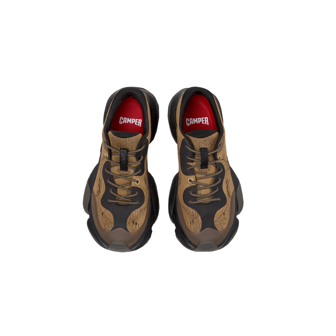 캠퍼 남성 카스트2 스니커즈 브라운(Camper Men Karst 2 Sneakers Brown) - 3