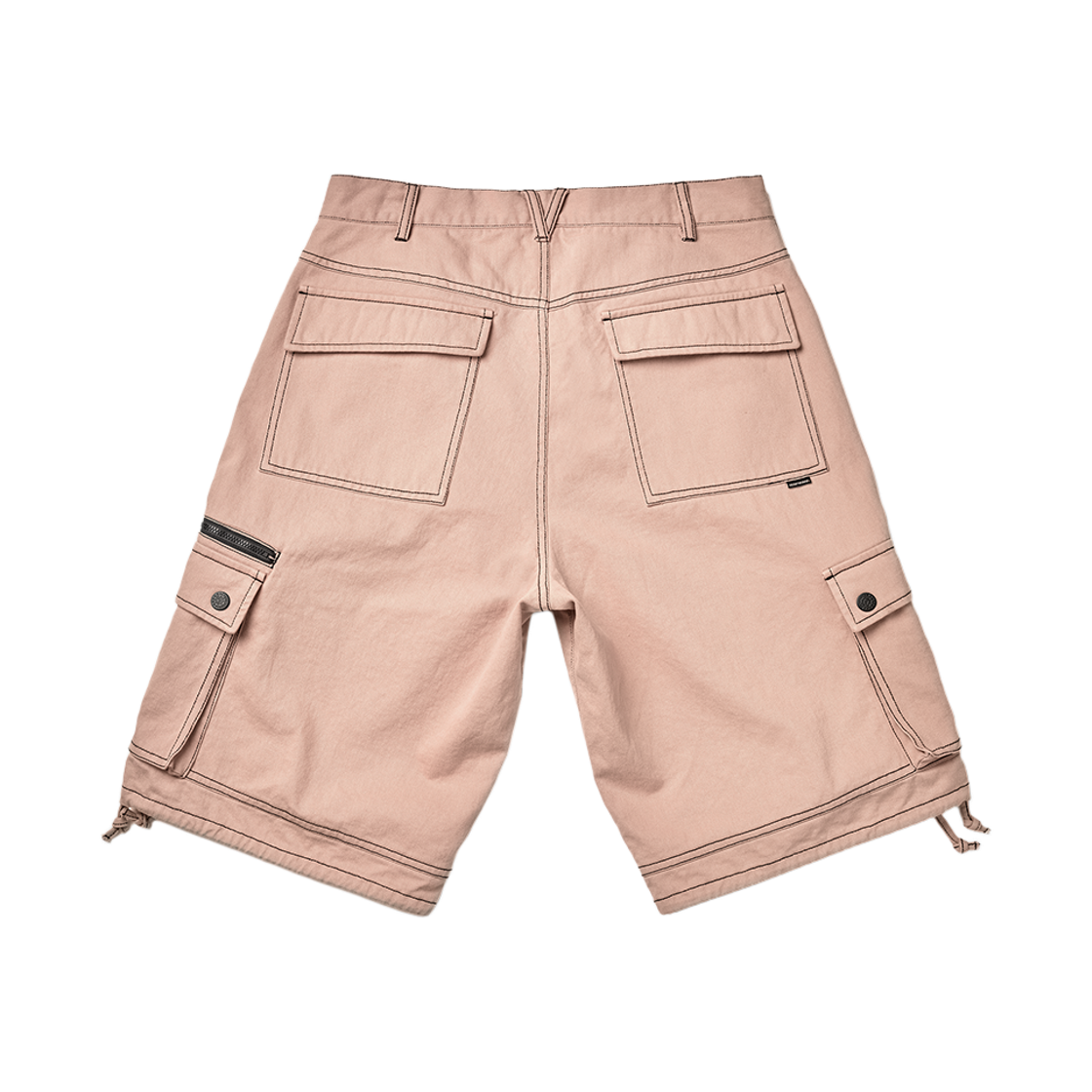 [더블적립]예스아이씨 콘트라스트 스티치 카고 쇼츠 코랄([더블적립]YESEYESEE Contrast Stitch Cargo Shorts Coral) - 2