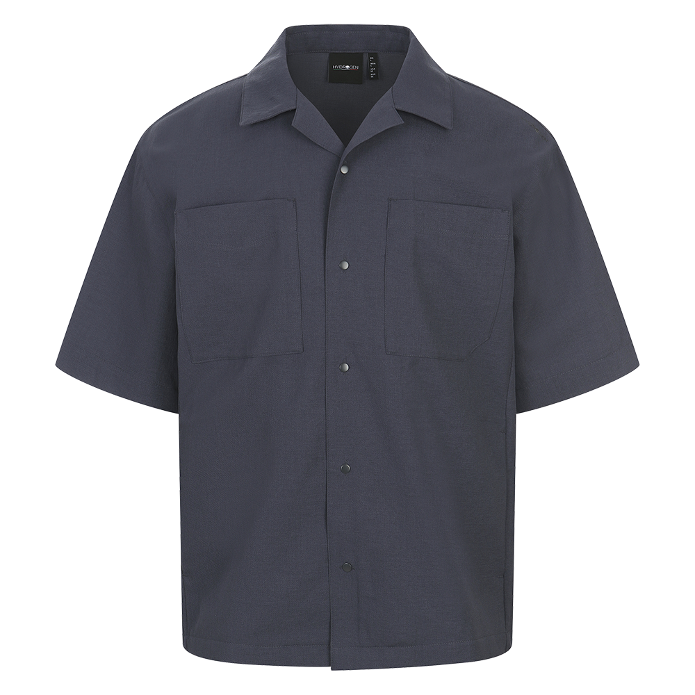하이드로겐 남성 클래식 반팔 셔츠 그레이(HYDROGEN Men’s Classic Short-Sleeve Shirt Grey)