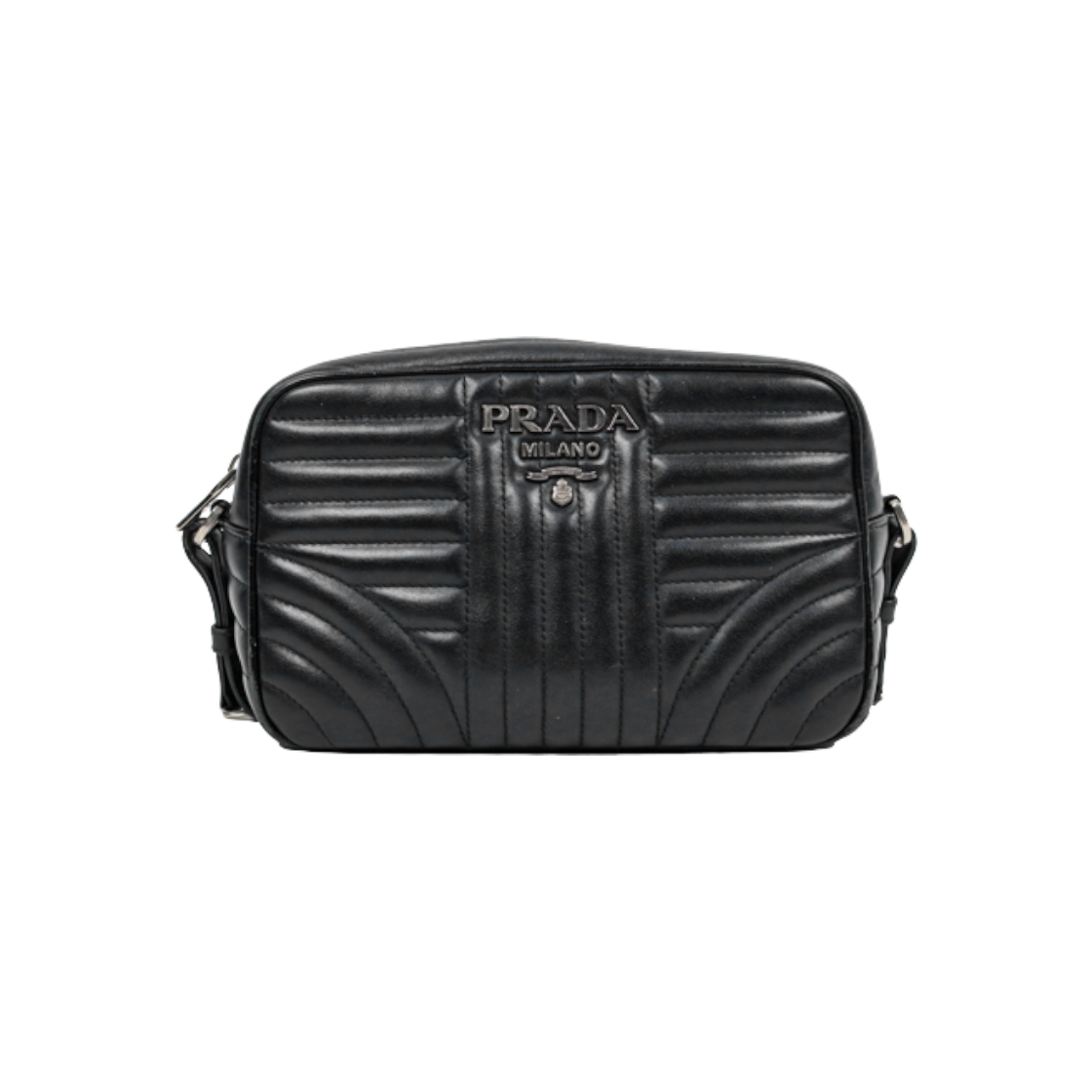 ITR322PSR7C8 Prada Black Diagram Camera Crossbody Bag C-A51027