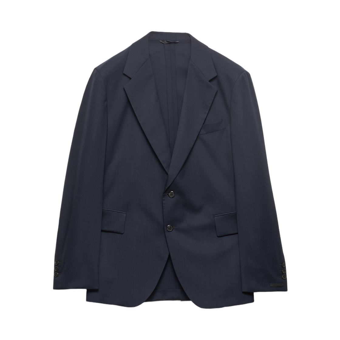 프라다 싱글 브레스티드 캐시미어 자켓 네이비(Prada Single-Breasted Cashmere Jacket Navy) - 1