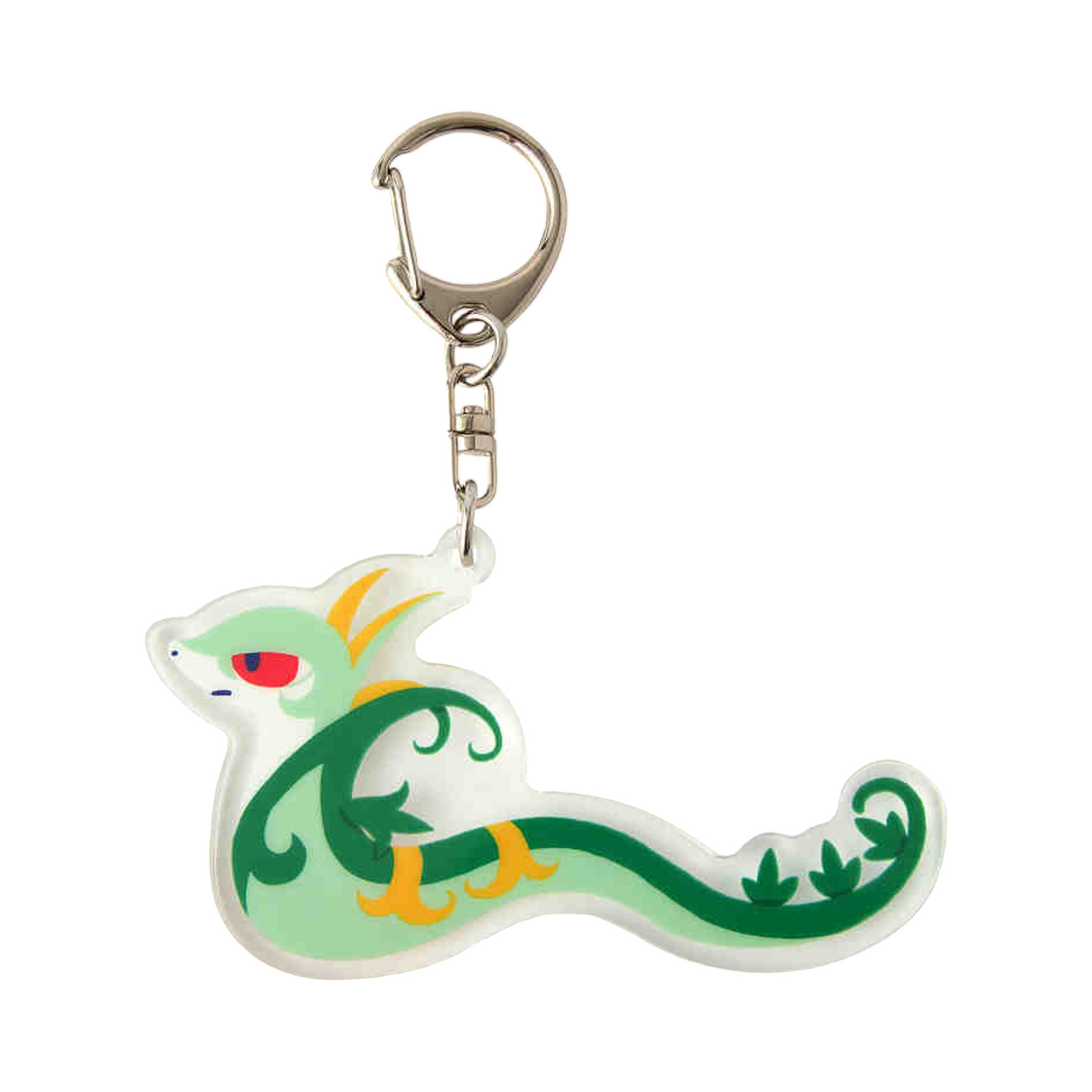 포켓몬센터 아크릴 키링 구불구불 포켓몬 친구들 샤로다(Pokemon Center Acrylic Keychain Wiggly Pokemon Friends Serperior) - 1