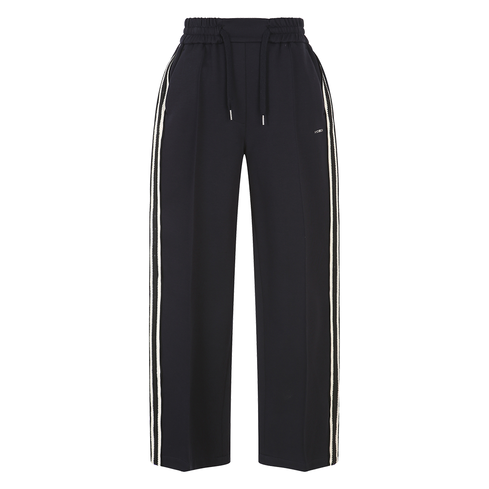 하이드로겐 여성 테이프 배색 트랙팬츠 네이비(HYDROGEN Women’s Taped Color-Block Track Pants Navy) - 1