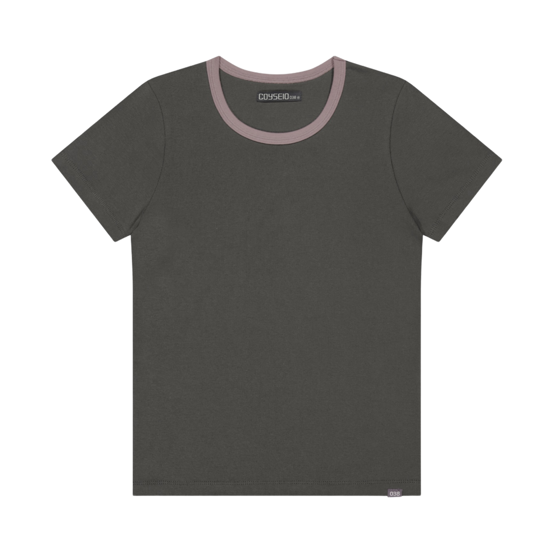 CY26FSTOTS308 COYSEIO 038 Basic Slim T-Shirt Charcoal