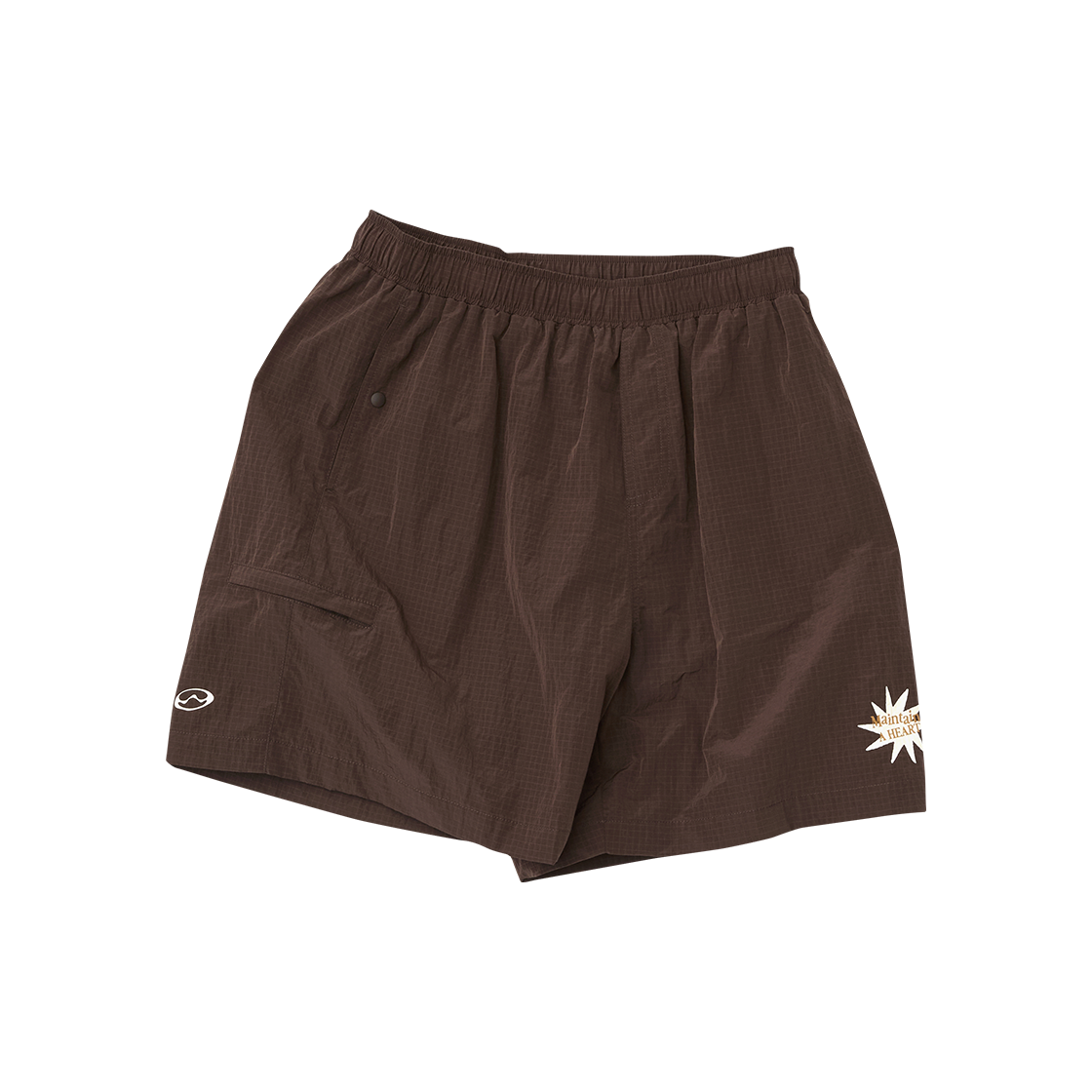 엠아이엠 로고 쇼츠 다크 브라운(MIM Logo Shorts Dark Brown)