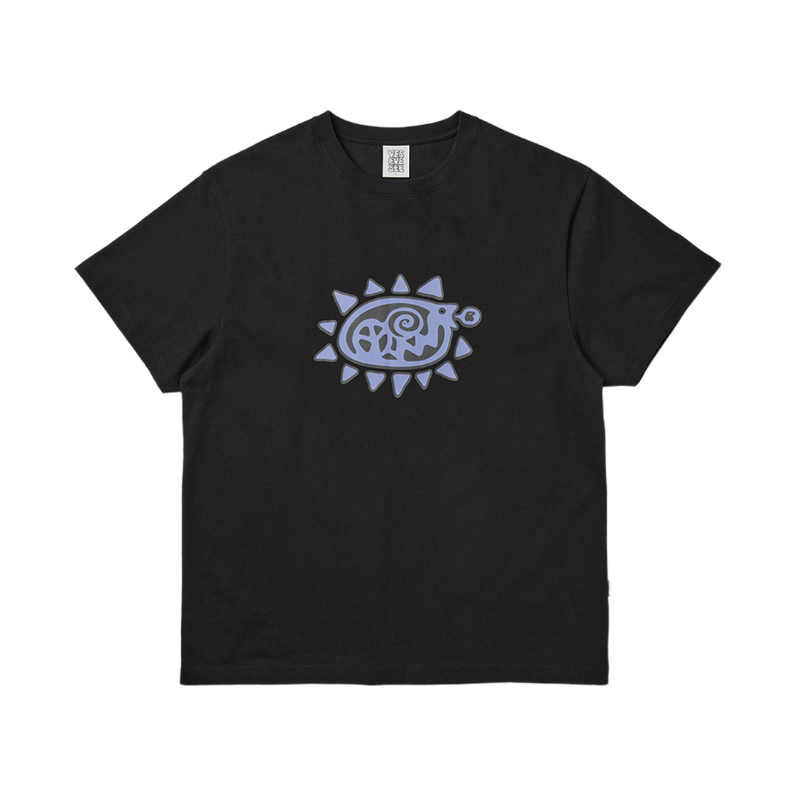 [더블적립]예스아이씨 예스 스파이럴 티 블랙([더블적립]YESEYESEE Y.E.S Spiral Tee Black)