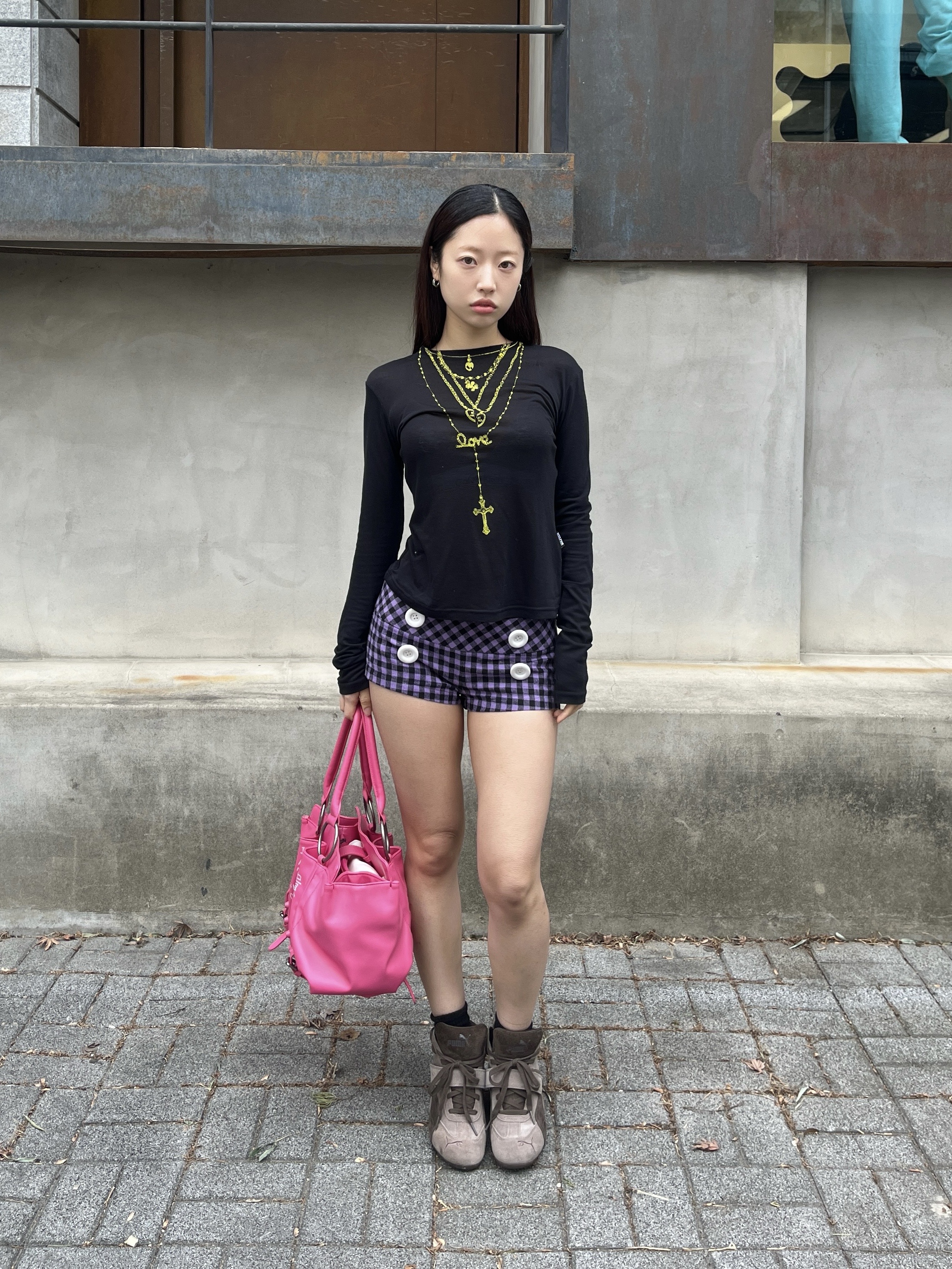 Sculptor Millionaire Tote Bag Acid Pink, Sculptor Millionaire Tote Bag White 착용 스타일 - 1