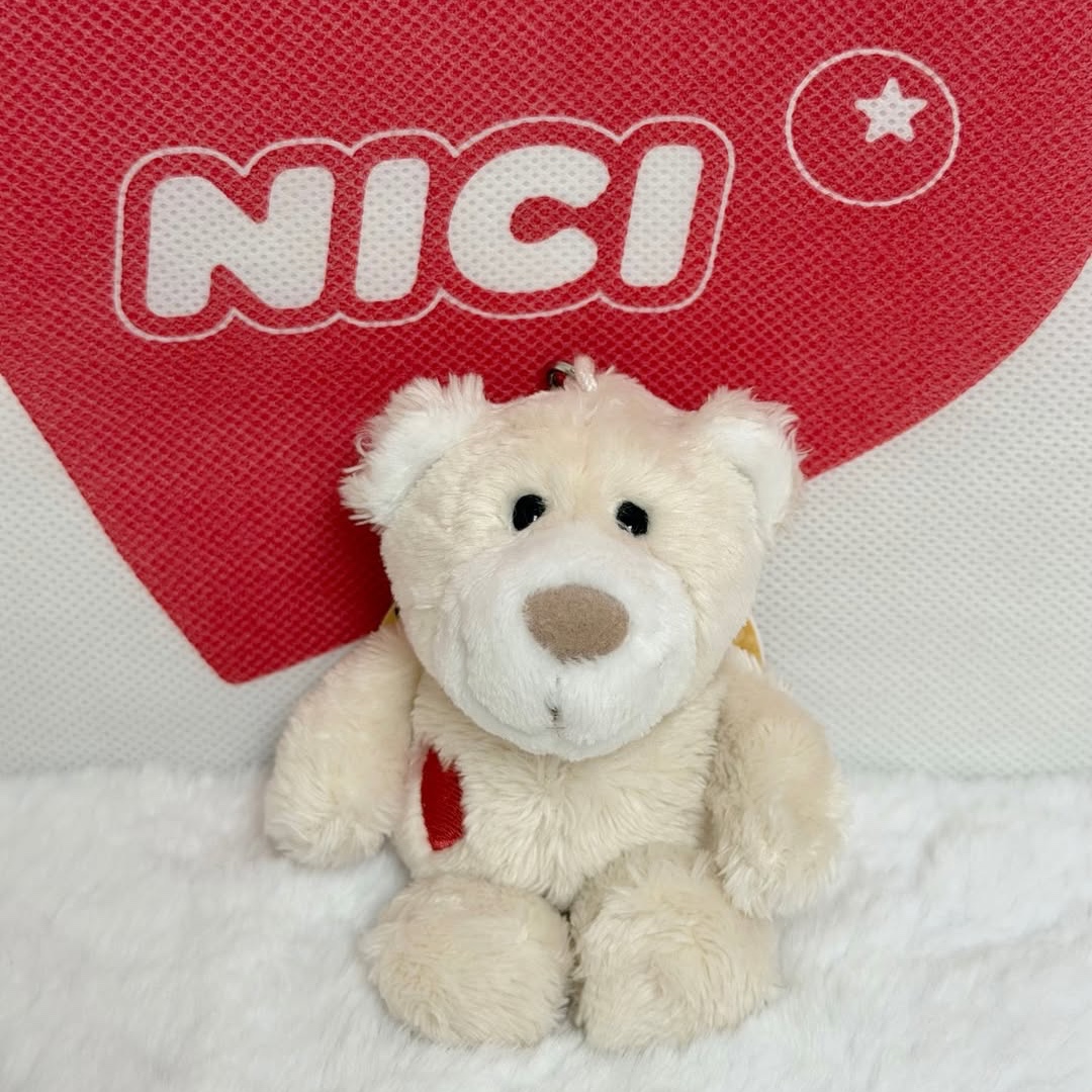 [KREAM 단독] NICI Love bear cream 10cm bb 착용 스타일 - 1