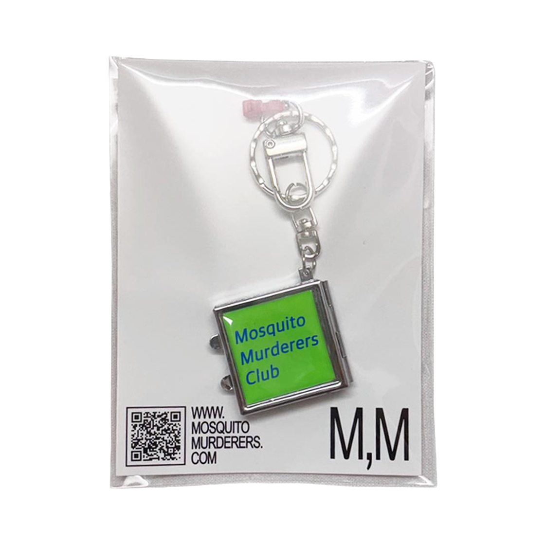 5111483 Mosquito Murderers Club Key Holder Green