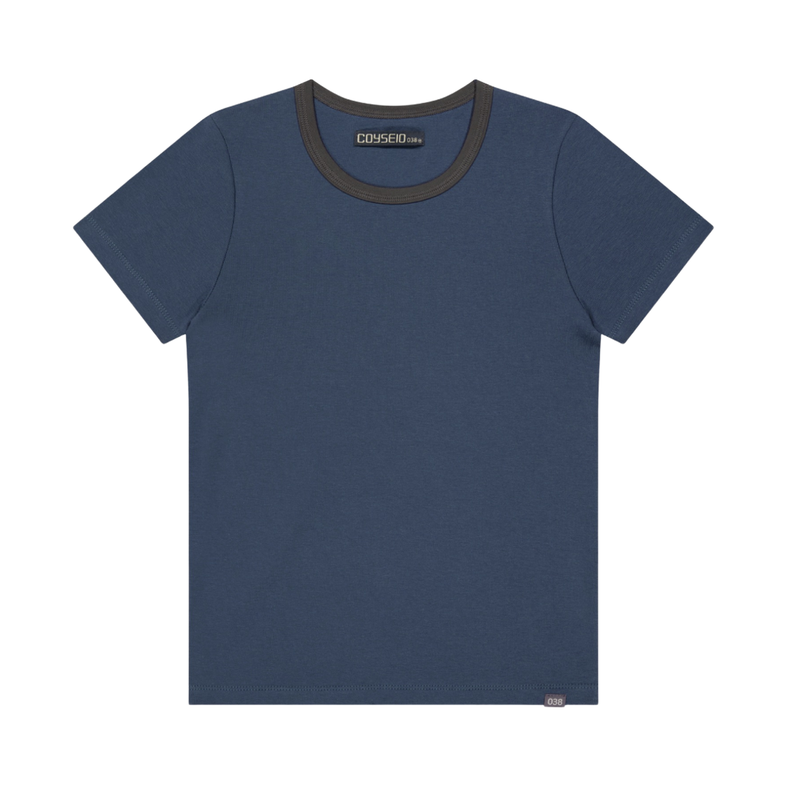CY26FSTOTS308 COYSEIO 038 Basic Slim T-Shirt Washed Navy