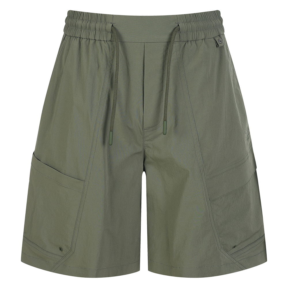 하이드로겐 남성 에센셜 카고 반바지 카키(HYDROGEN Men’s Essential Cargo Shorts Khaki)