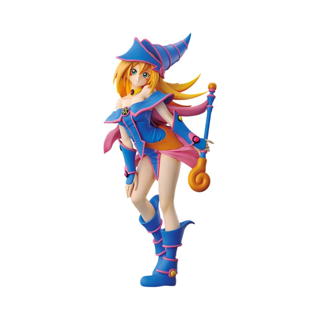 반다이 제일복권 유희왕 시리즈 Vol.2 C상 블랙 매지션 걸 피규어(Bandai Ichiban Kuji Yu-Gi-Oh! Series Vol.2 C Prize Black Magician Girl Figure)